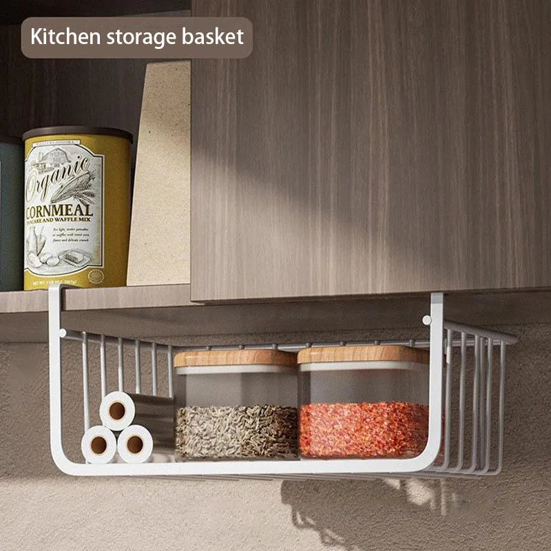 Hanging Rack For Kitchen Storage Shelf 1-2pcs Cupboard Kitchens Accessories Spice Rack Organizer Storages Organization Fixture
