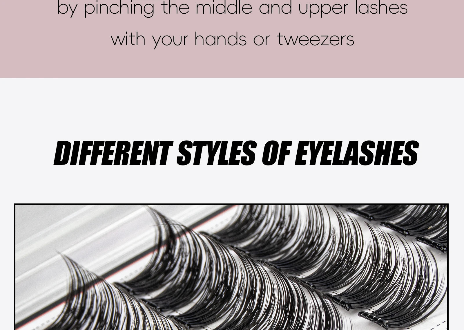 Vipuda Self Adhesive Cluster Lashes Press on No Glue Needed Segmented Eyelashes Reusable DIY Individual Eyelash Extension