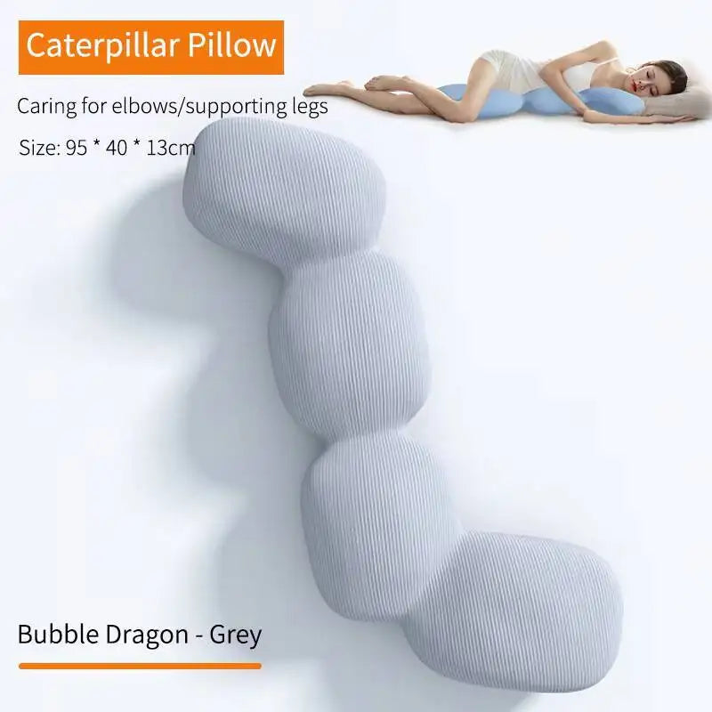 Memory Foam Hold In Bed Sleeping Body For Pregnant Women Sleeper Ice Silk Comfort Long Pillow Orthopedic Decorative Cushion