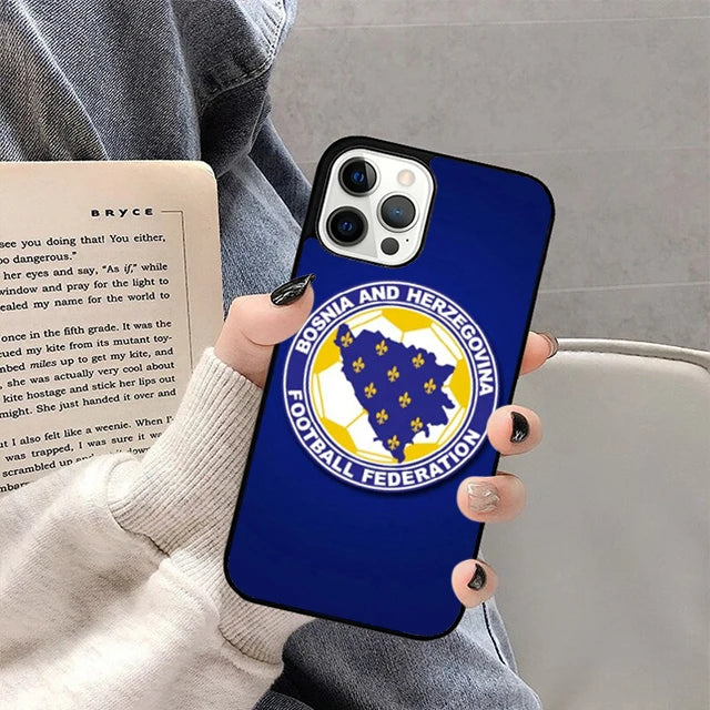 Bosnia and Herzegovina Flag Mobile Case For iPhone 17 Air 16 15 12 Pro Max 13 11 14 Pro Max Max SE2020 Plus Phone Cover