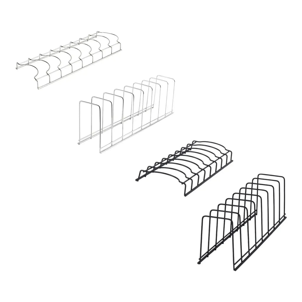 Stainless Steel Dish Storage Rack Lid Holder for Kitchen Cabinet Dining Room Restaurant Utensils Drainer Rack Multipurpose Plate
