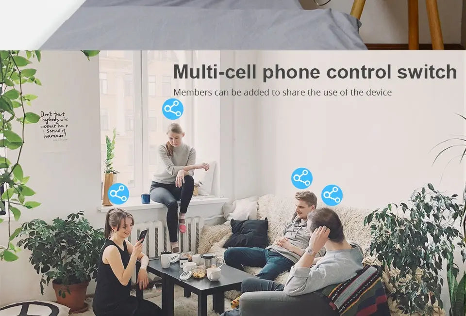 Tuya WiFi Smart Light Switch US Standard Work With Alexa Google Home Wall Touch Switch 110V 220V RF433Mhz Remote 1 2 3 4 Gang