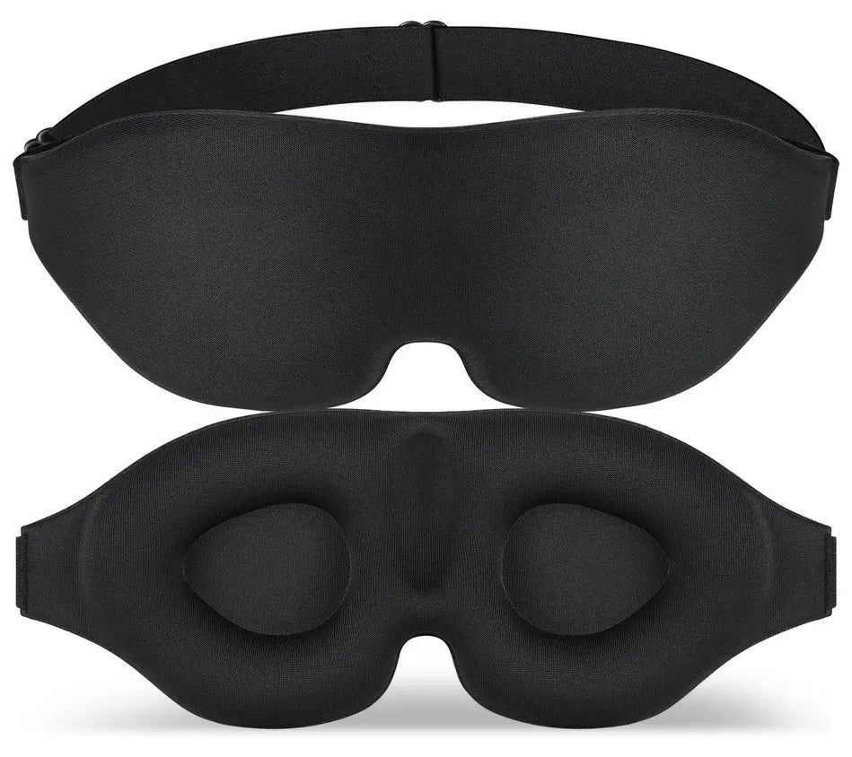 3D Sleeping Mask Block Out Light Soft Padded Sleep Mask for Eyes, Eye Shade, Blindfold, Sleeping Aid, Face Mask