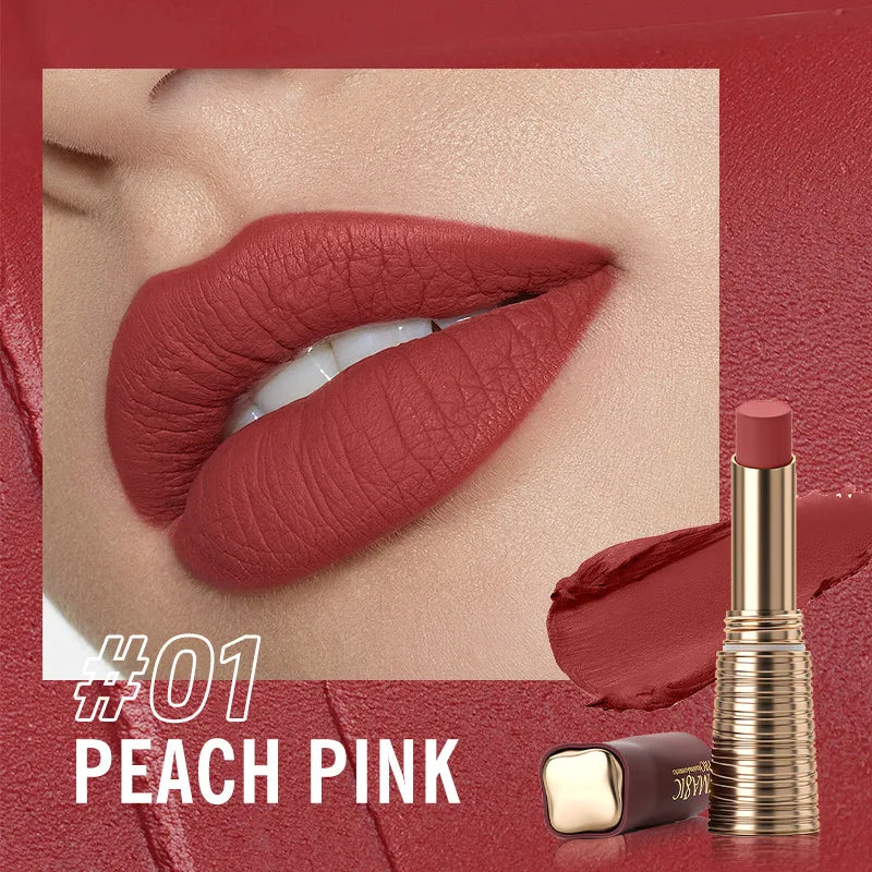 IMAGIC Lipstick Matte Long Lasting  No-stick Lipstick Waterproof Makeup Lip Stick Smudge-free Classic Highly Pigmented Lip Tint