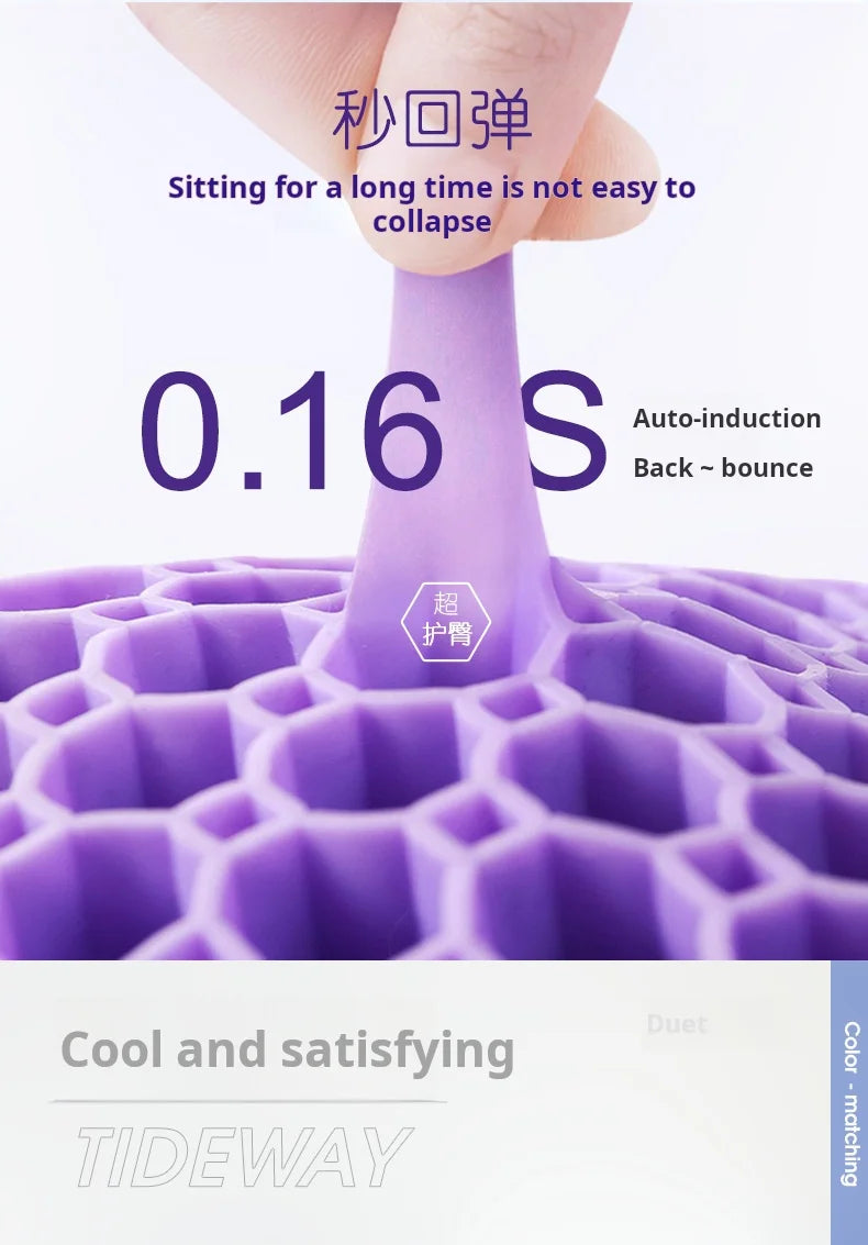 Cushion honeycomb gel summer sitting seat cushion office car seat cushion summer breathable cold pad,suitable for cars