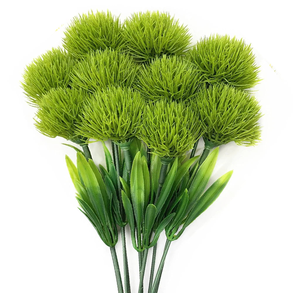 10pcs Artificial Dandelion Flowers Plastic Plants Wedding Indoor  Home Room Arrangements Party Decoration Artificial Flowers