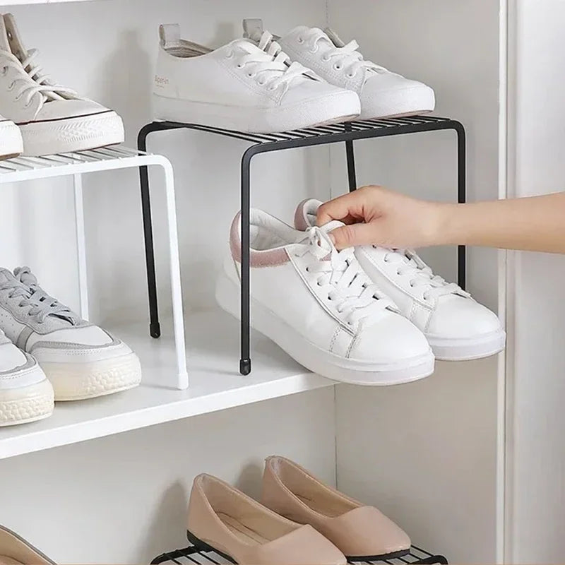 Kitchen Cabinet Storage Shelf Rack, Rustproof Metal Wire Shelf Spice Rack Cupboard Organizer Pantry Countertop Organization