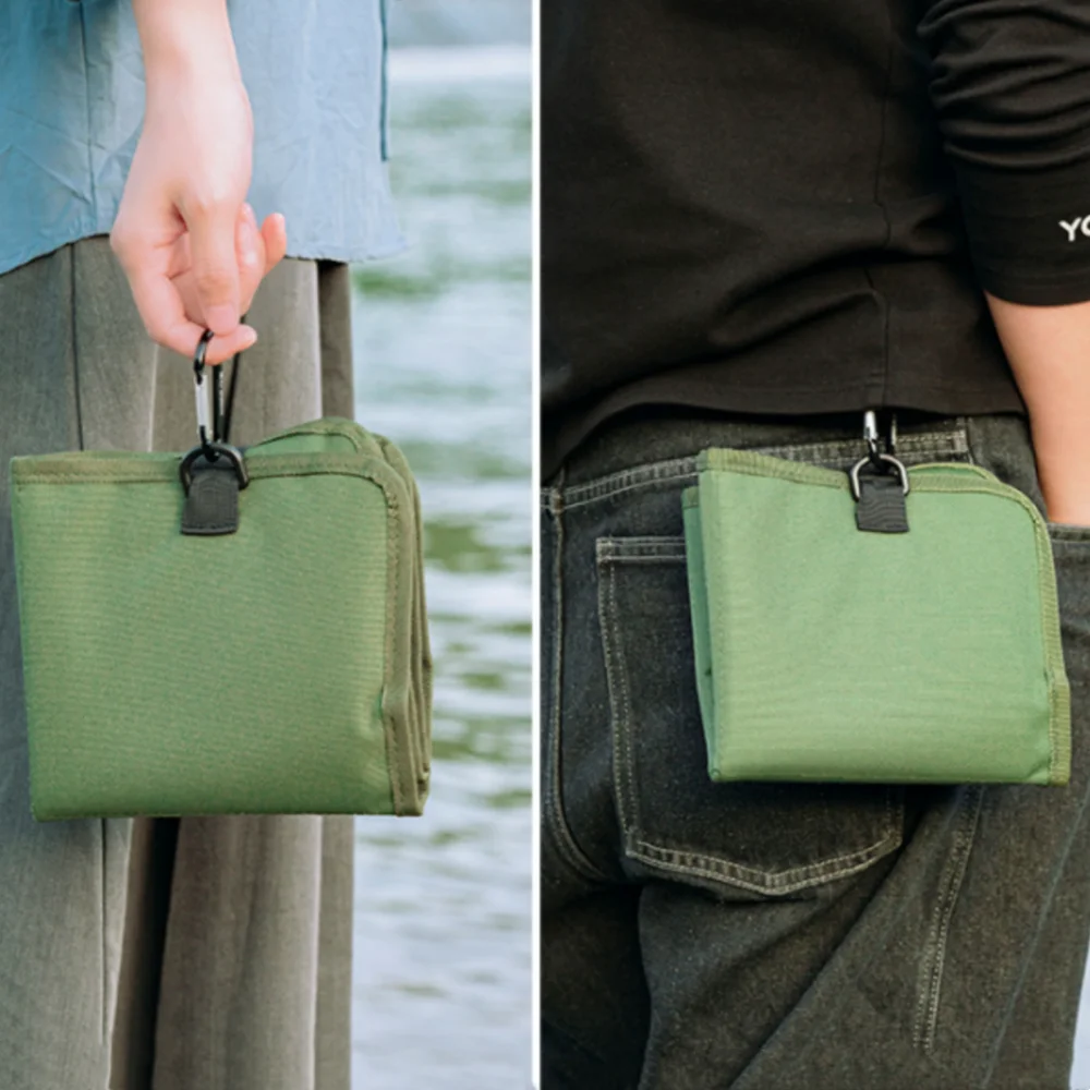 Seat Cushion Outdoor Portable Waterproof Oxford Cloth Beach Mat Comfort Foldable Seat Foam Pad For Outdoor Activities Camping