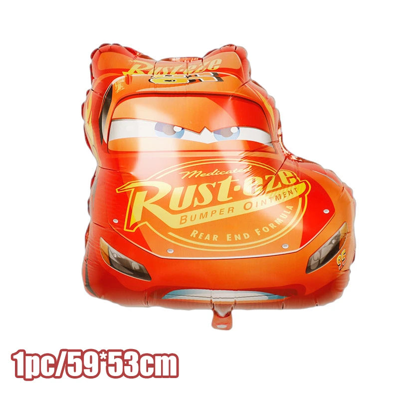 Disney Cars Birthday Decoration Cartoon Lightning Mcqueen Party Paper Plates Napkins Cups Balloon Event Supplies Baby Shower Kid