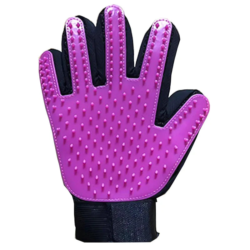 Pet Hair Glove Comb Pet Dog Cat Grooming Cleaning Glove Deshedding Hair Remover Massage Brush Animal Supplies Cat Accessoies