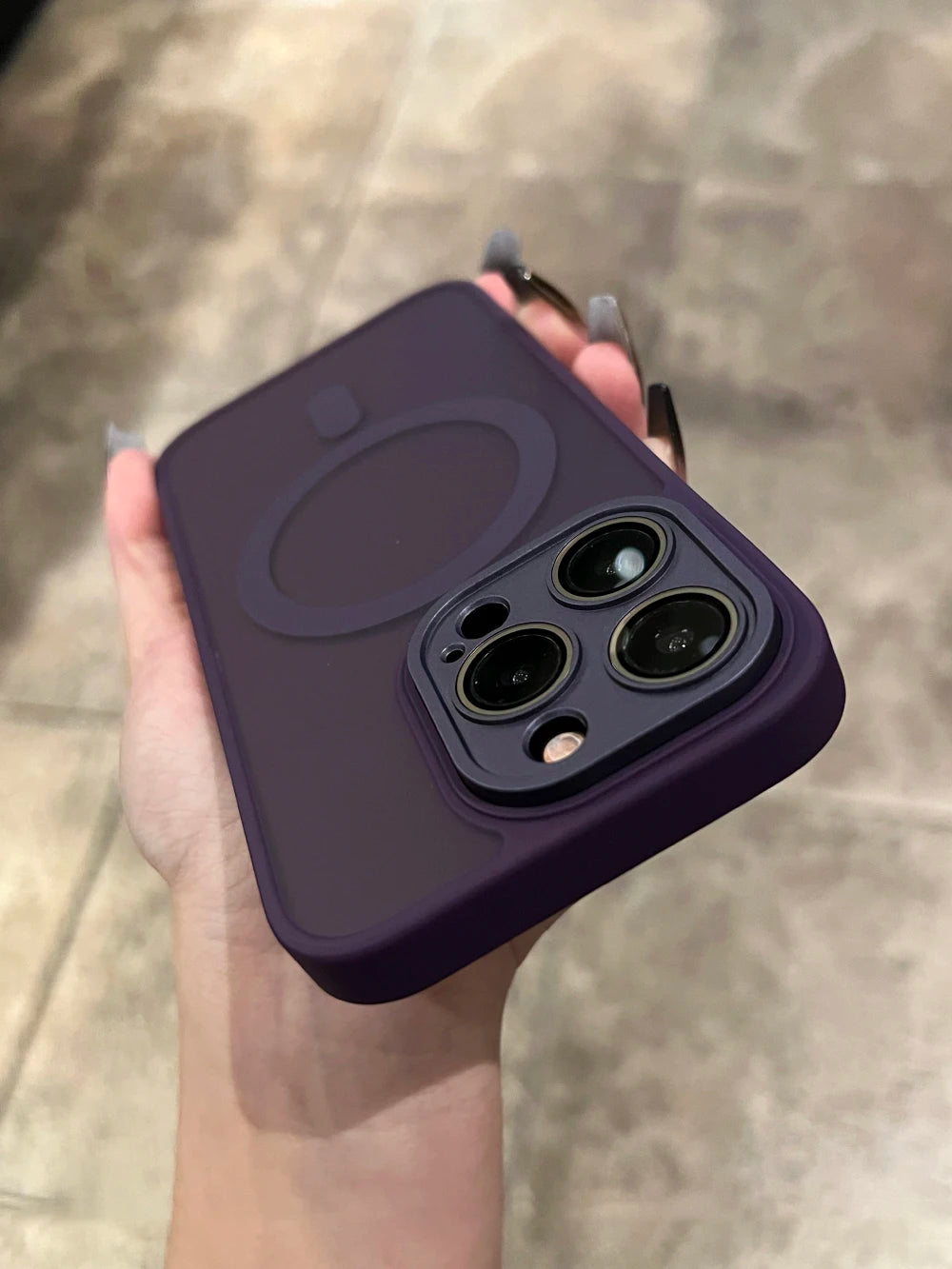 Matte For Magsafe Magnetic Case For iPhone 16 15 Pro Max 14 13 12 11 Frosted Translucent Wireless Charge Shockproof Bumper Cover