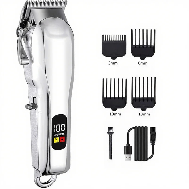 Professional Pet Grooming Cordless Clipper Low Noise Electric Hair Trimmer for Dogs and Cats