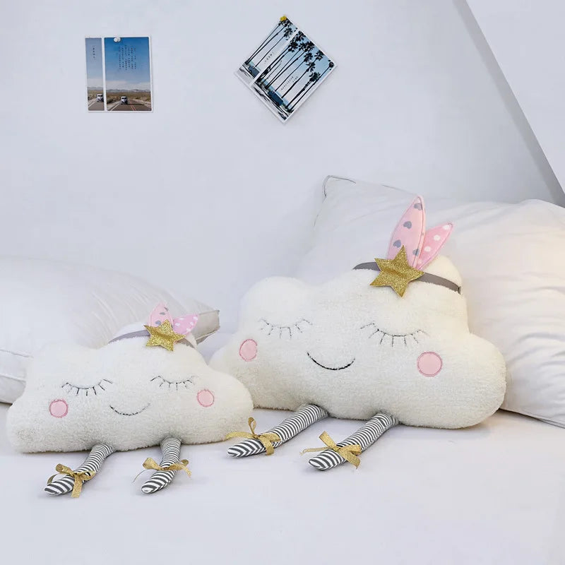 Creative Sofa Cushion Cloud Pillow Kids Girl Room Decor Baby Sleeping Appease Doll Home Sofa Cartoon Pillow Cute Cushion
