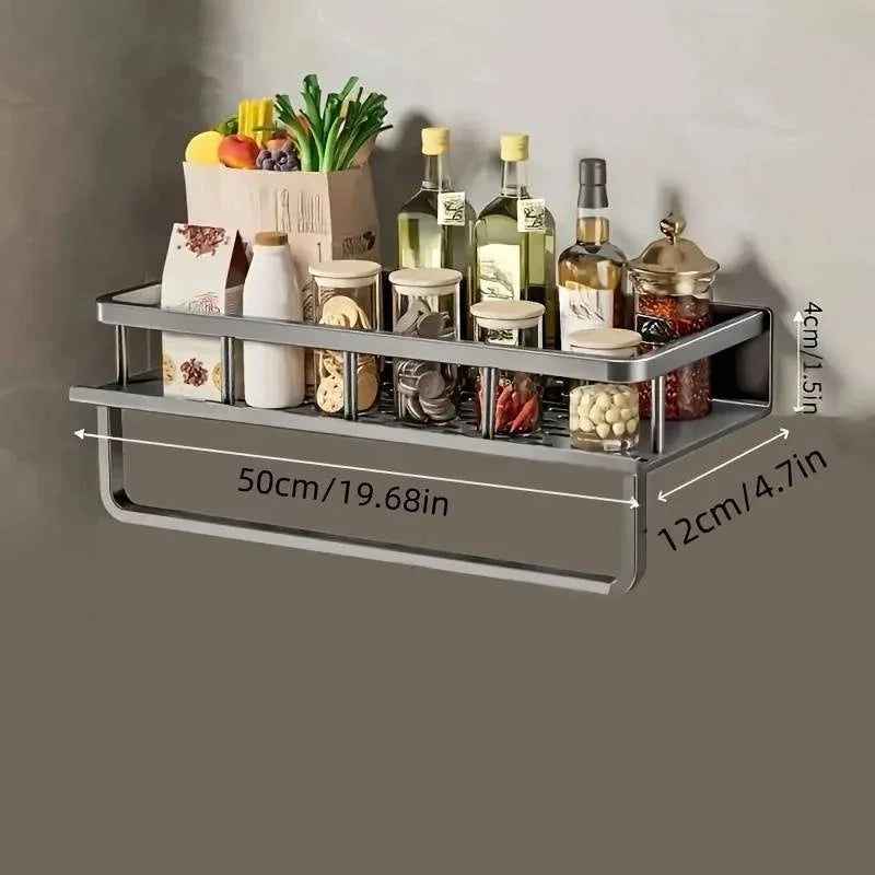 Kitchen Multifunctional Storage Rack Kitchen Table Items Organizer Shelf Cooking Items Wall Mounted Rack Kitchen Accessories
