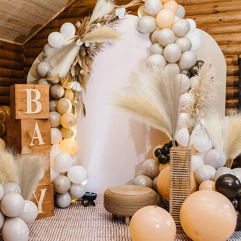 15Pc 55CM Artificial Pampas Grass Decor Bohemian Reed for DIY Floral Table Arrange Flower Wedding Home Christmas Decoration