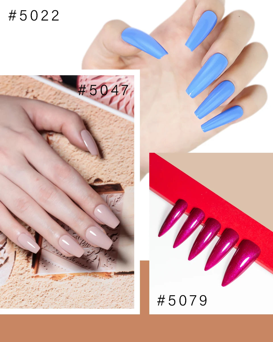 RG HEMA TPO FREE Neon Glitter Gel Nail Polish 15ml Nail Art Manicure Semi Permanent Gel Hybrid Varnishes Top Base Coat UV Nail