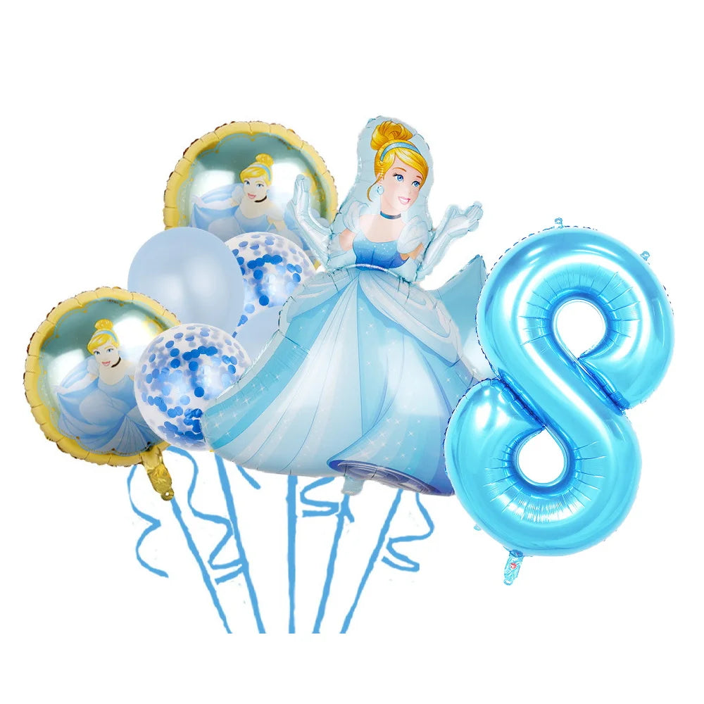 Disney Cinderella Princess Birthday Party Decoration Girls Cinderella Birthday Party Favors Plates Cup Napkins Tablecloth Supply