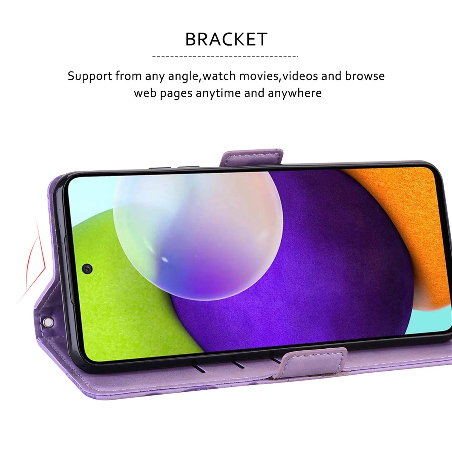 Leather Flip Phone Case For Samsung Galaxy A03S A13 A23 A33 A53 A02S A12 A22S A32 A42 A52 A72 Luxury Emboss Wallet Bracket Cover