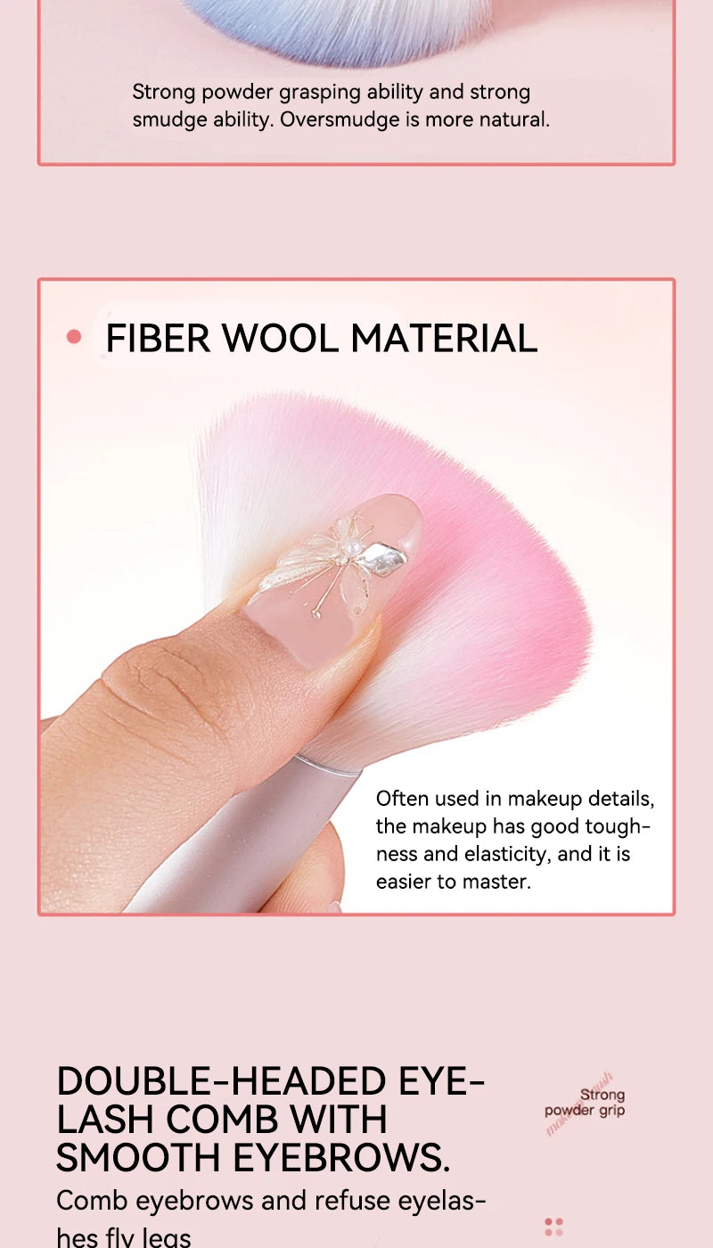 Life Girls Makeup Brush Set,Powder brush, eyeshadow brush, detail brush,Beginner's full set of brushes,