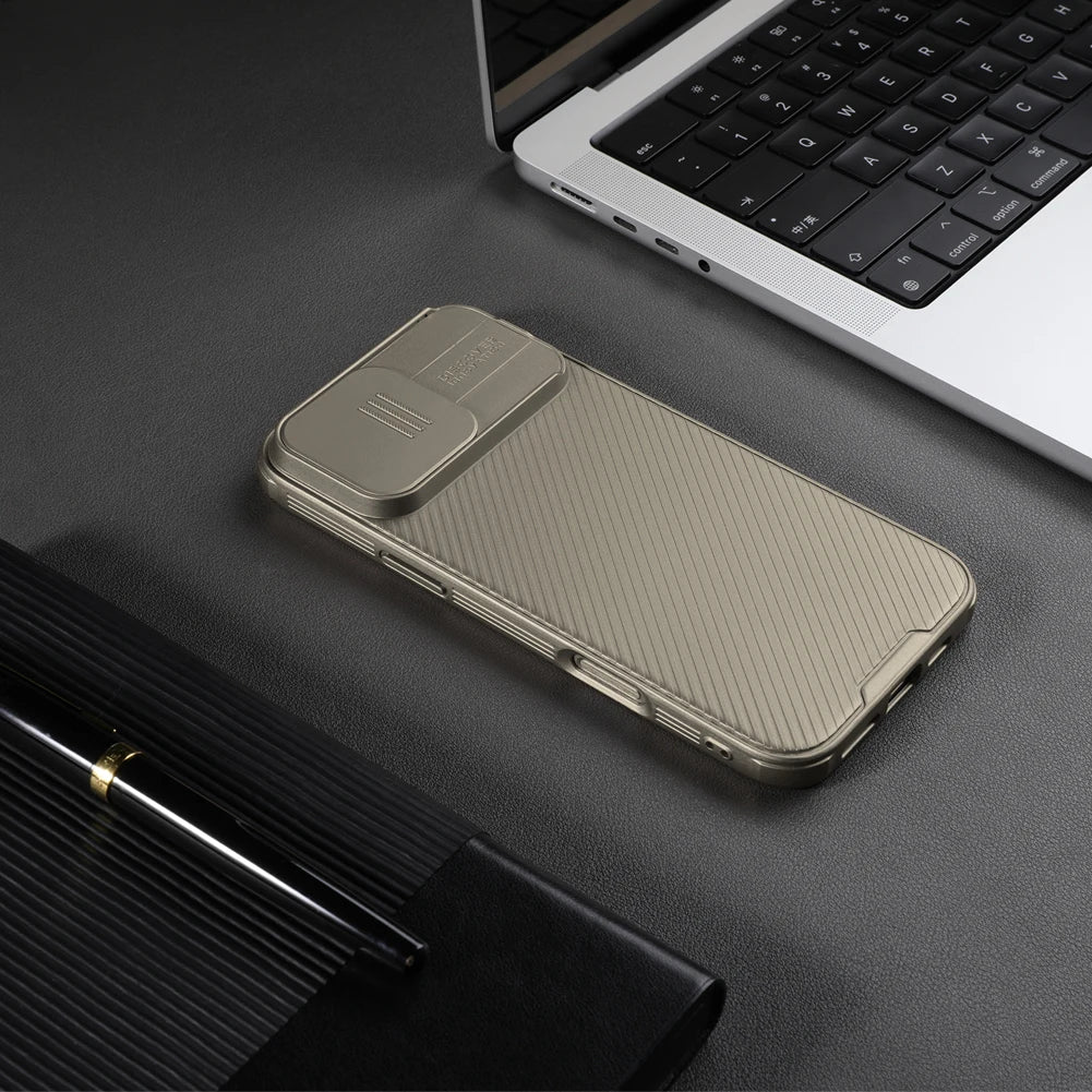 Nillkin Case for  iPhone 16 Pro Max / 16 Pro / 16 Plus / 16 CamShield Pro Phone Case, PC+TPU with Sliding Camera Cover