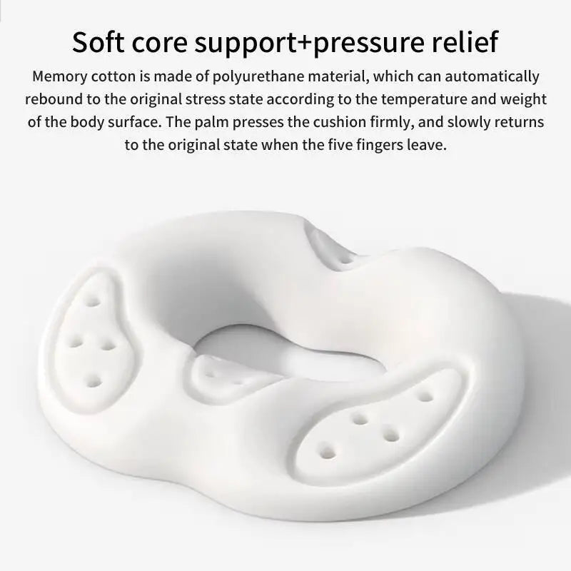 Breathable Comfortable Office Chair Memory Foam Seat Non Slip Orthopedic Prostate Cushion for Tailbone Sciaticaback Pain Relief