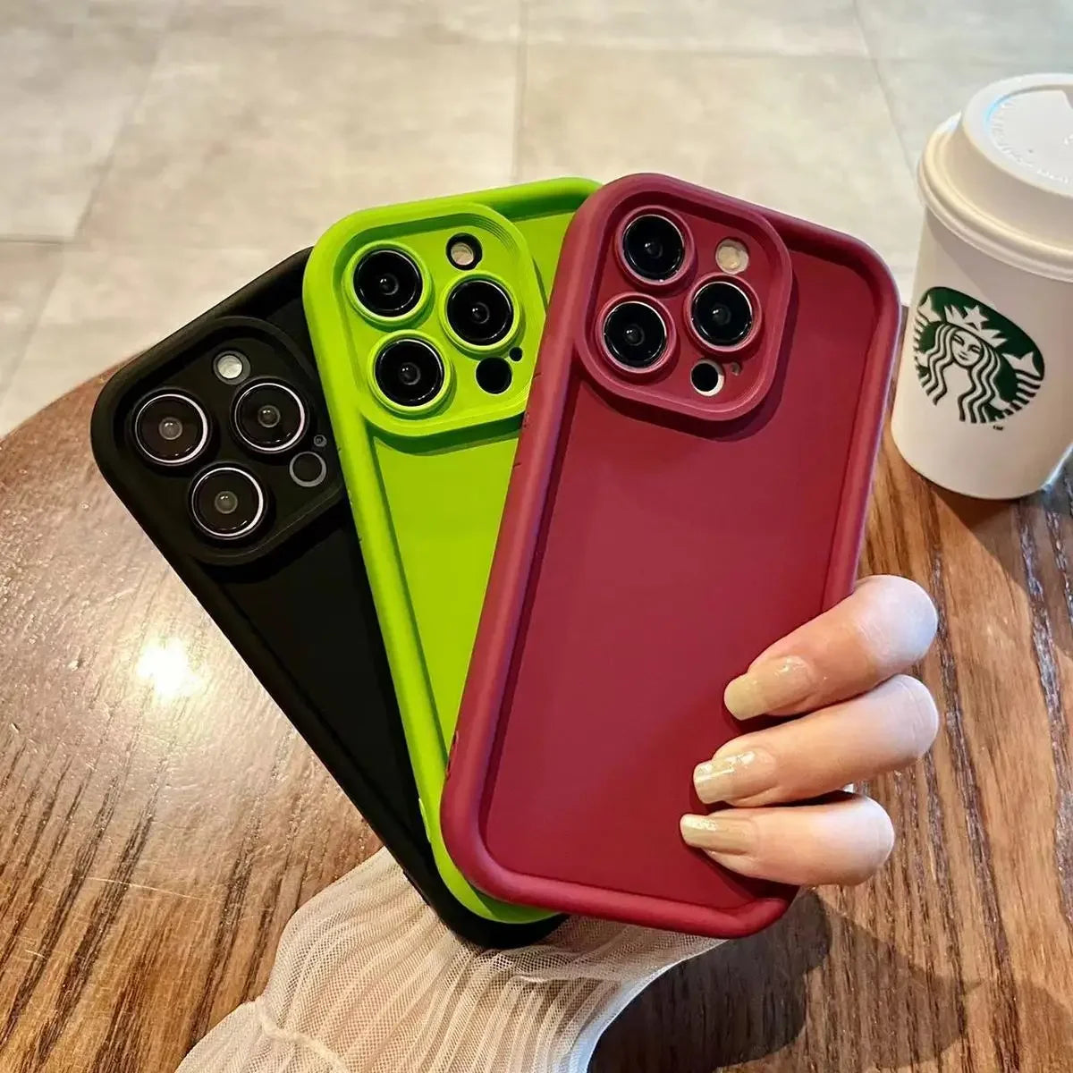 Luxury Candy Color Silicone Case For iPhone 11 13 12 14 15 16 17 Pro Max 15 Pro XS XR XS Max 7 8 PLUS 16E SE Shockproof Cover