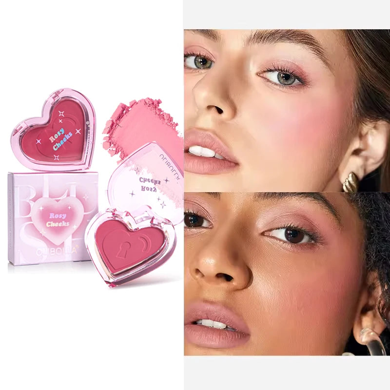 4 color Monochrome blush Matte Natural Cheek Color Brightening Face Waterproof Facial Contouring Makeup Blush Powder Soft Makeup