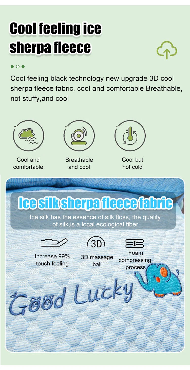 Home Portable Summer Ice Silk Cushion Multifunctional Detachable Waist Cushion