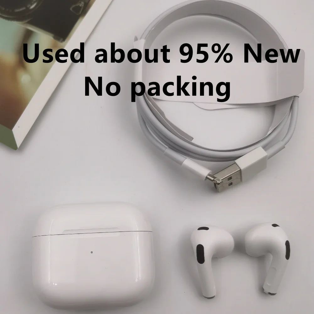 Original Airpods Apple Airpods Pro 2 3 Wireless Bluetooth Earbuds Active Noise Cancellation with Charging Case for IPhone iPad