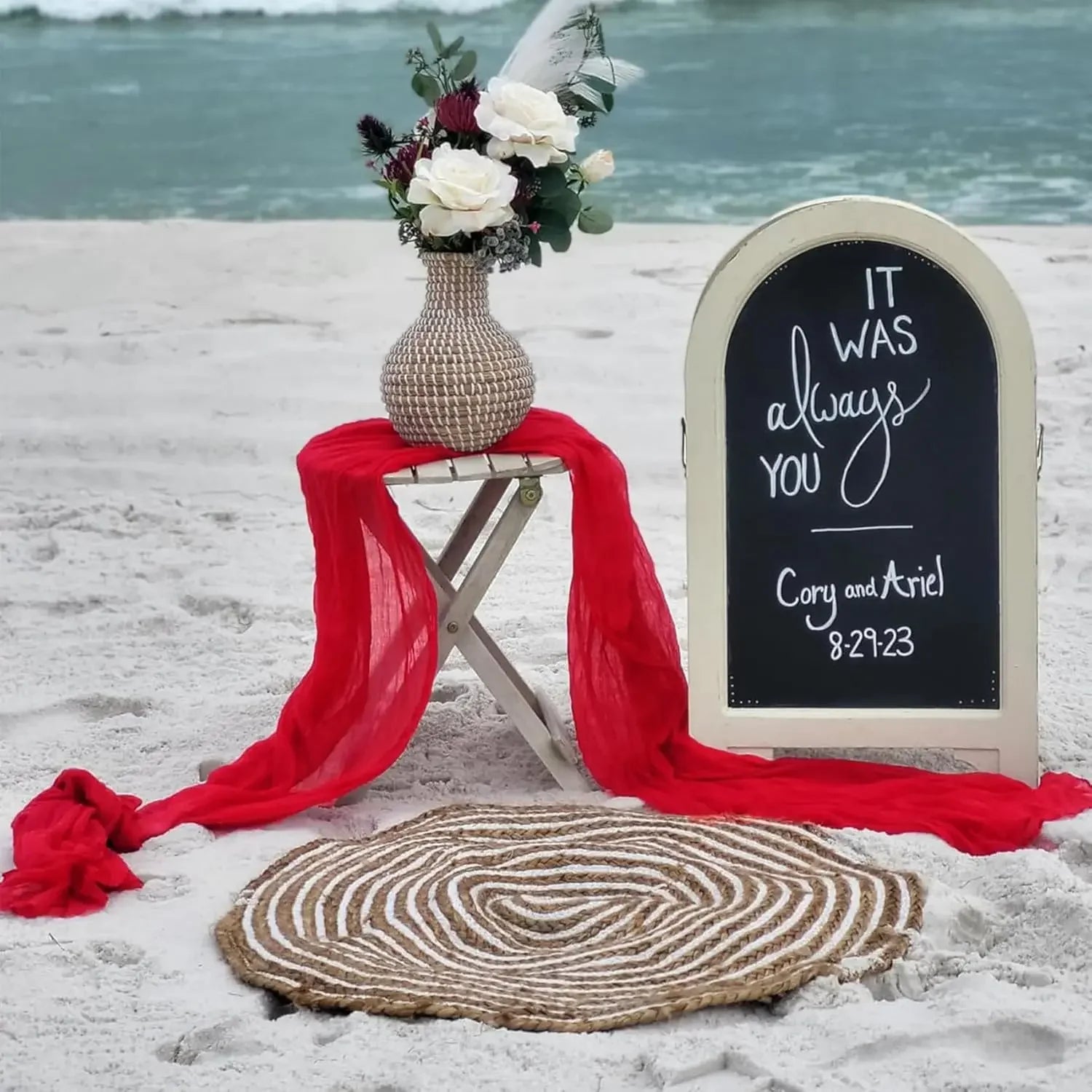 1.8/3/4M Christmas Red Table Runner Polyester Cheesecloth Valentine Long Decorations Wedding Party Banquets Bridal Baby Shower