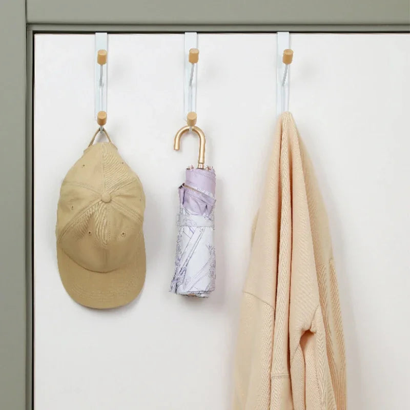Bedroom Hook Behind the Door Coat Hanger Clothes Hanging Rack Home Storage Organization Door Back Purse Handbag Holder Hat Hook