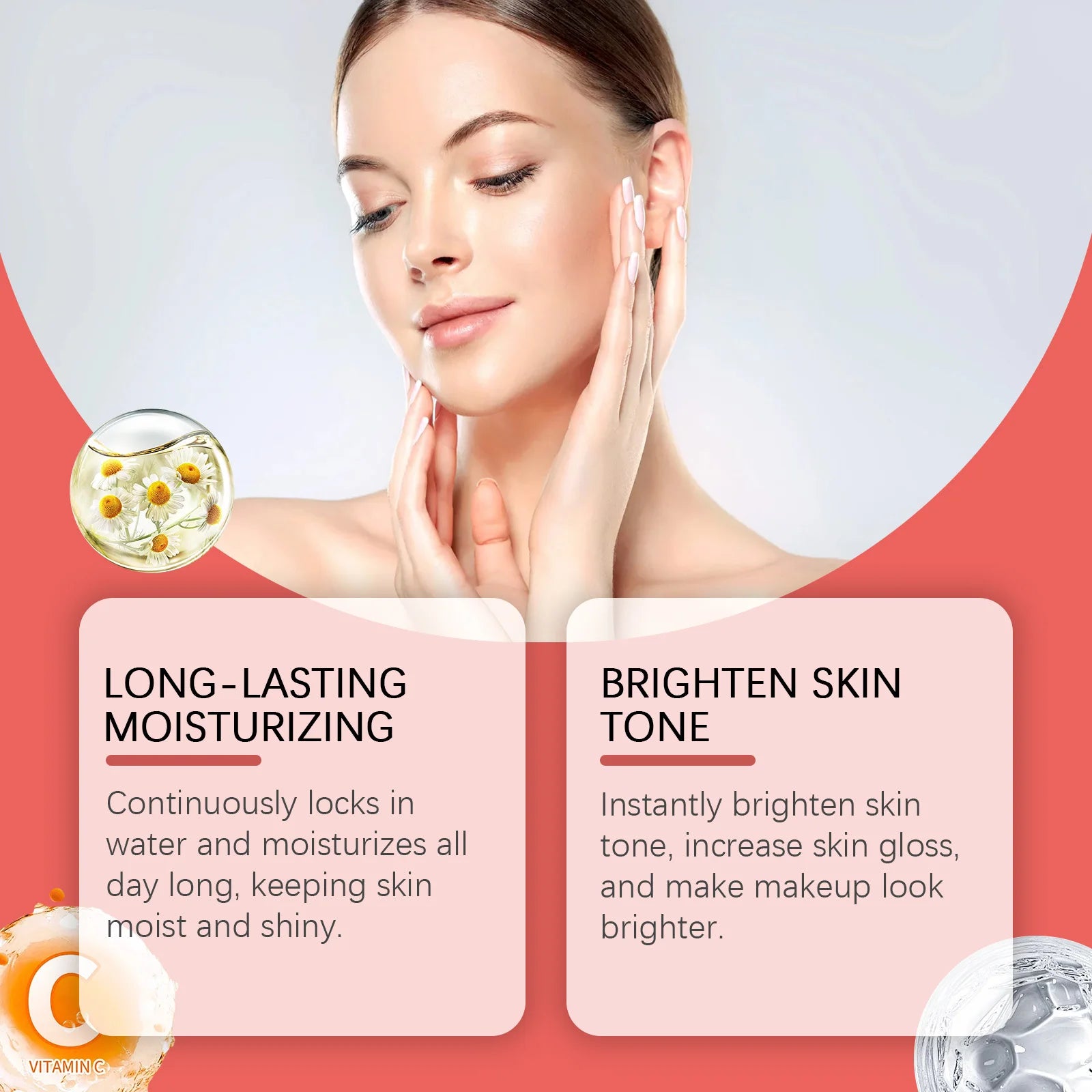 Hydrating Makeup Setting Spray Watery Lightweight Non-Greasy Oil Control Long-Lasting Breathable Vitamin C Makeup Fixing Mist