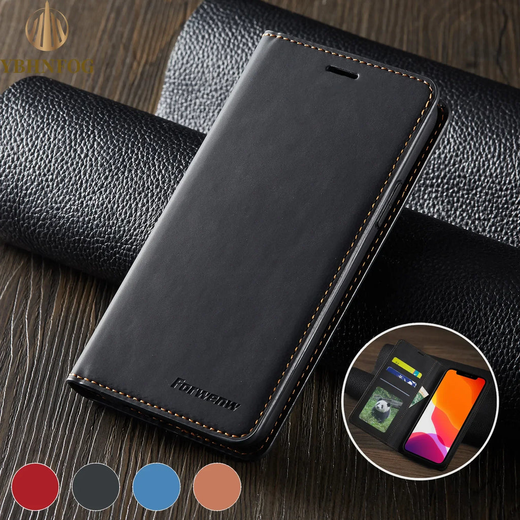 Leather Flip Phone Case For Samsung Galaxy A04E A14 A24 A34 A54 A05S A15 A25 A35 A55 A06 A16 A36 A56 Luxury Wallet Bracket Cover