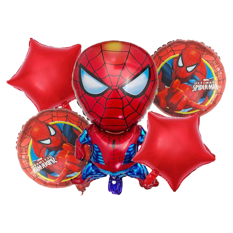 Spidey And His Amazing Friends Birthday Decoration Tableware Supplies Party Paper Cups Plates Tablecloth Banner Balloons For Kid