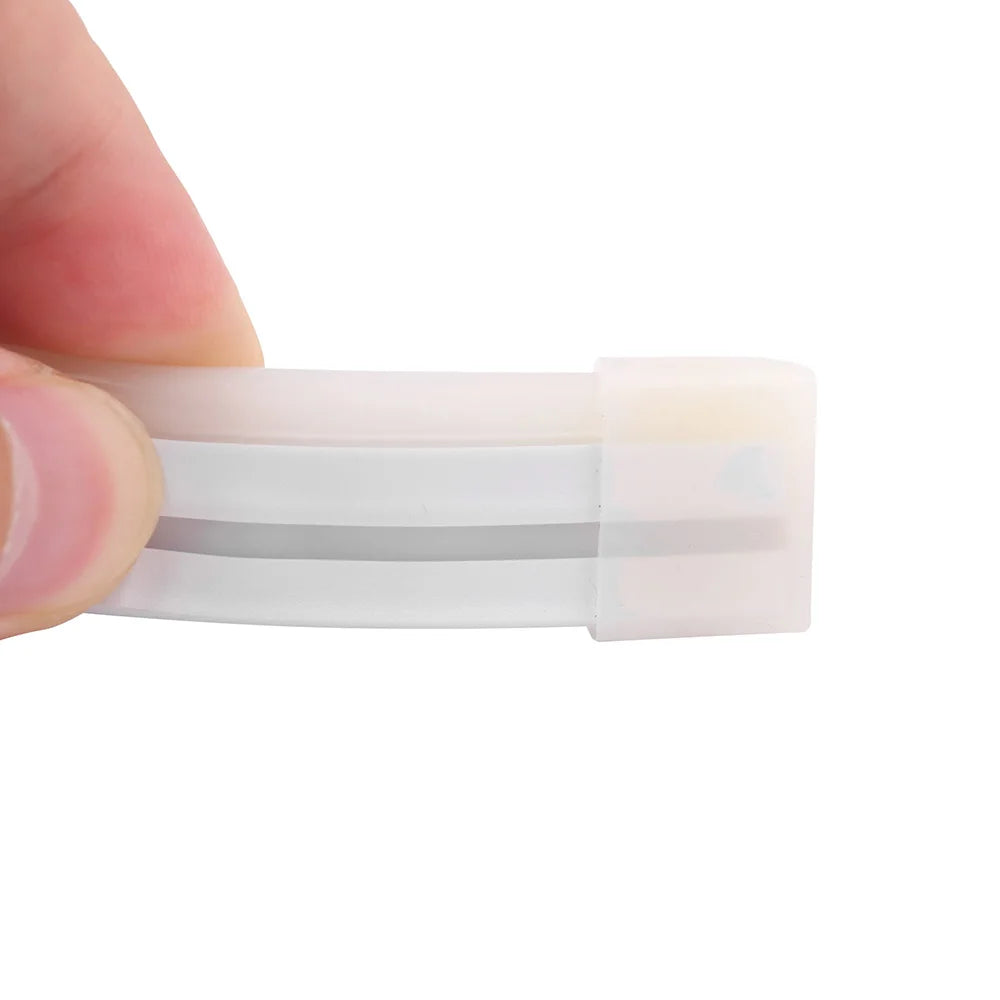 EU Plug DC24V 3535 RGB Neon LED Strip 5/10/15/20/30M Bluetooth Music Sync Waterproof Neon Rope Light for Indoor Outdoor Decor