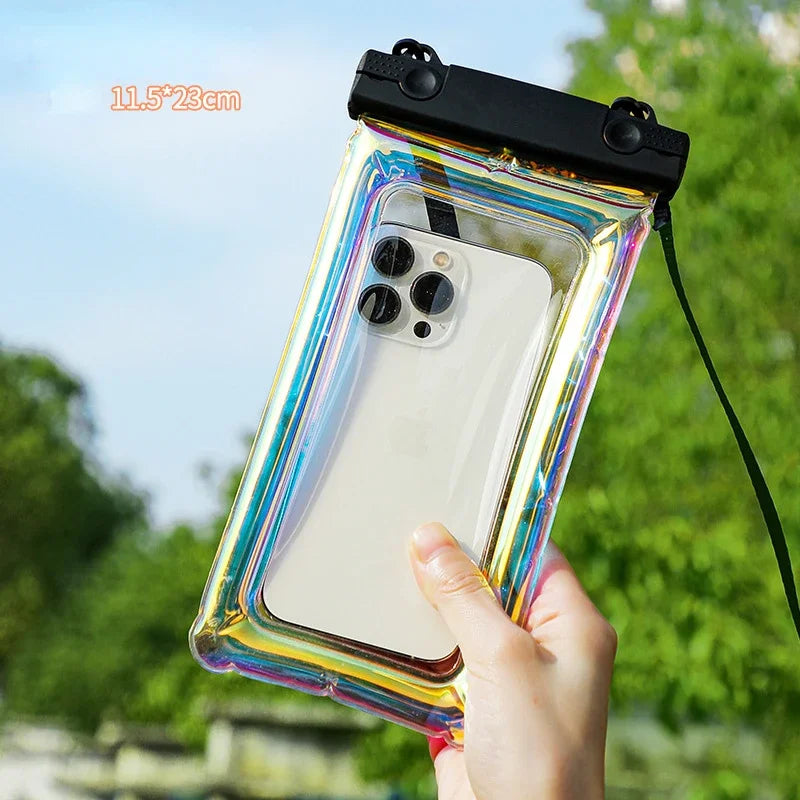 Swimming Bags Waterproof Phone Case  For iPhone 15 14 13 12 11 Pro Max X Xiaomi 13 Samsung S23 Universal Waterproof Bag