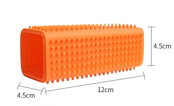 1PCS Pet Hair Removal Brush Dog Cat Hair Removal Effective Pet Hair Silicone Hollow Rubber Cleaning Brush