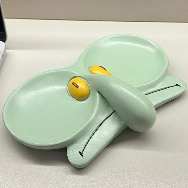 Desktop Cartoon Octopus Brother Glasses Holder Jewelry Box Storage Tray Decorative Items Creative and Cute Home Decoration