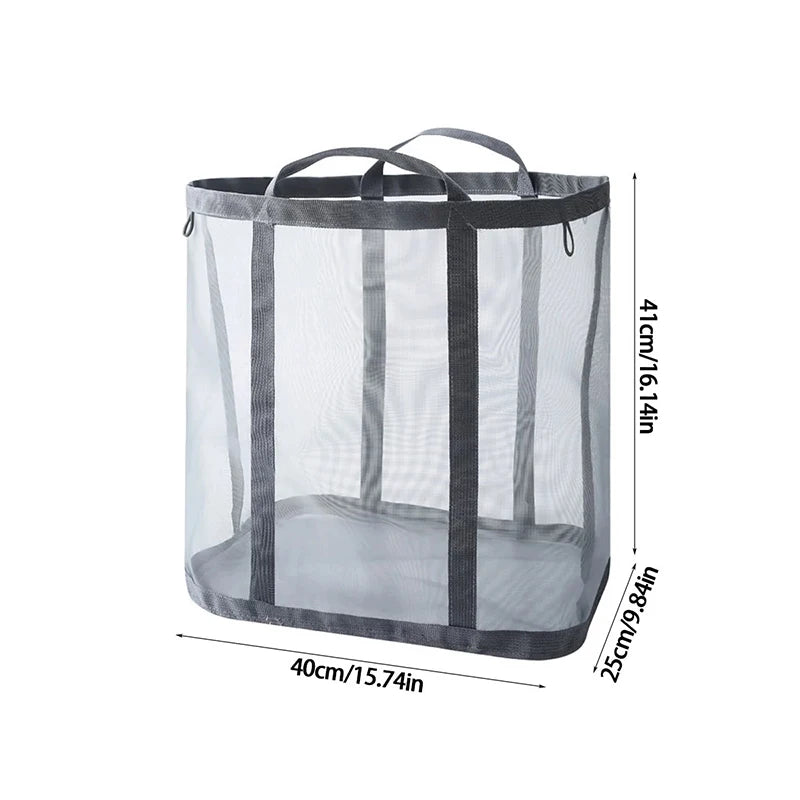 Collapsible Laundry Hamper with Reinforced Handle for Bathroom Clothes Basket Dirty Laundry Basket Home Organization Supplies