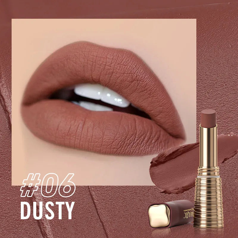 IMAGIC Lipstick Matte Long Lasting  No-stick Lipstick Waterproof Makeup Lip Stick Smudge-free Classic Highly Pigmented Lip Tint