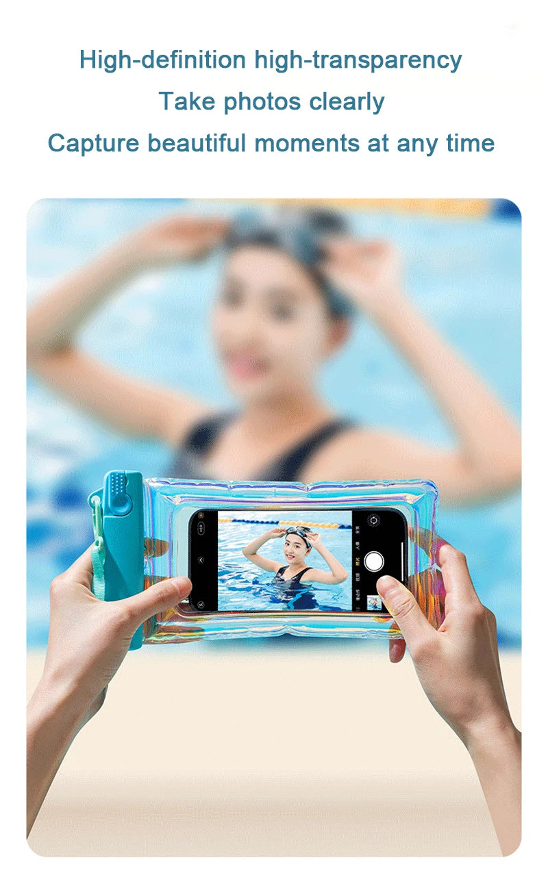 Swimming Bags Waterproof Phone Case  For iPhone 15 14 13 12 11 Pro Max X Xiaomi 13 Samsung S23 Universal Waterproof Bag