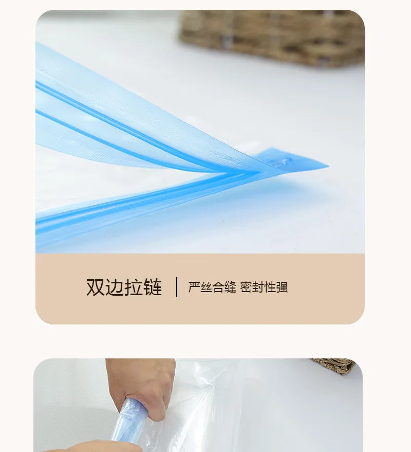 5-pieces Hand Roll Vacuum Compression Bag, Clothing Duvet Cover Storage Bag Business Travel No Need for Vacuum Compression Bag
