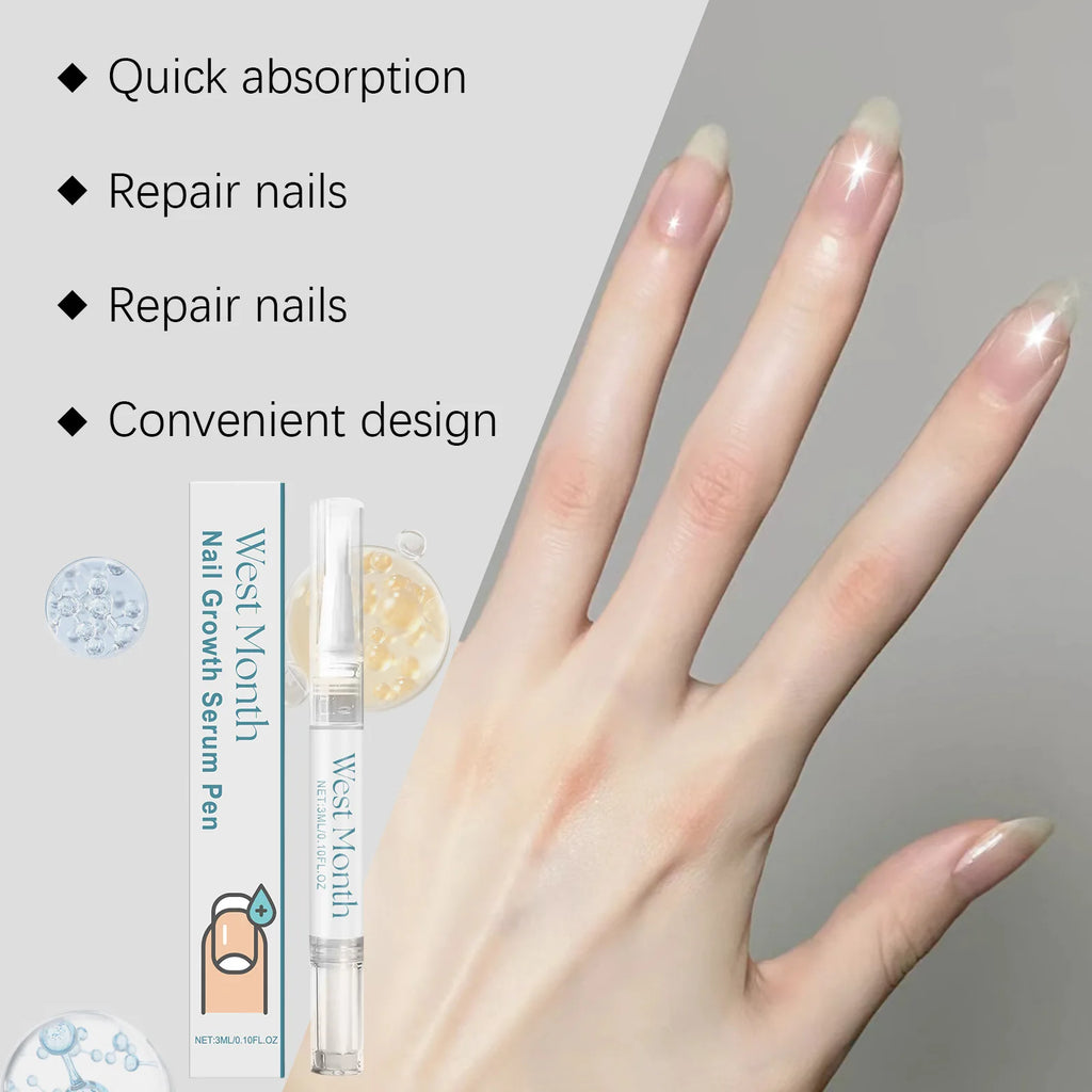 Nail Care Pen Deeply Nourishing Repairing Damaged Nails Surface Promote Nail Growth Reduce Dryness Strengthen Nail Cuticle Oil