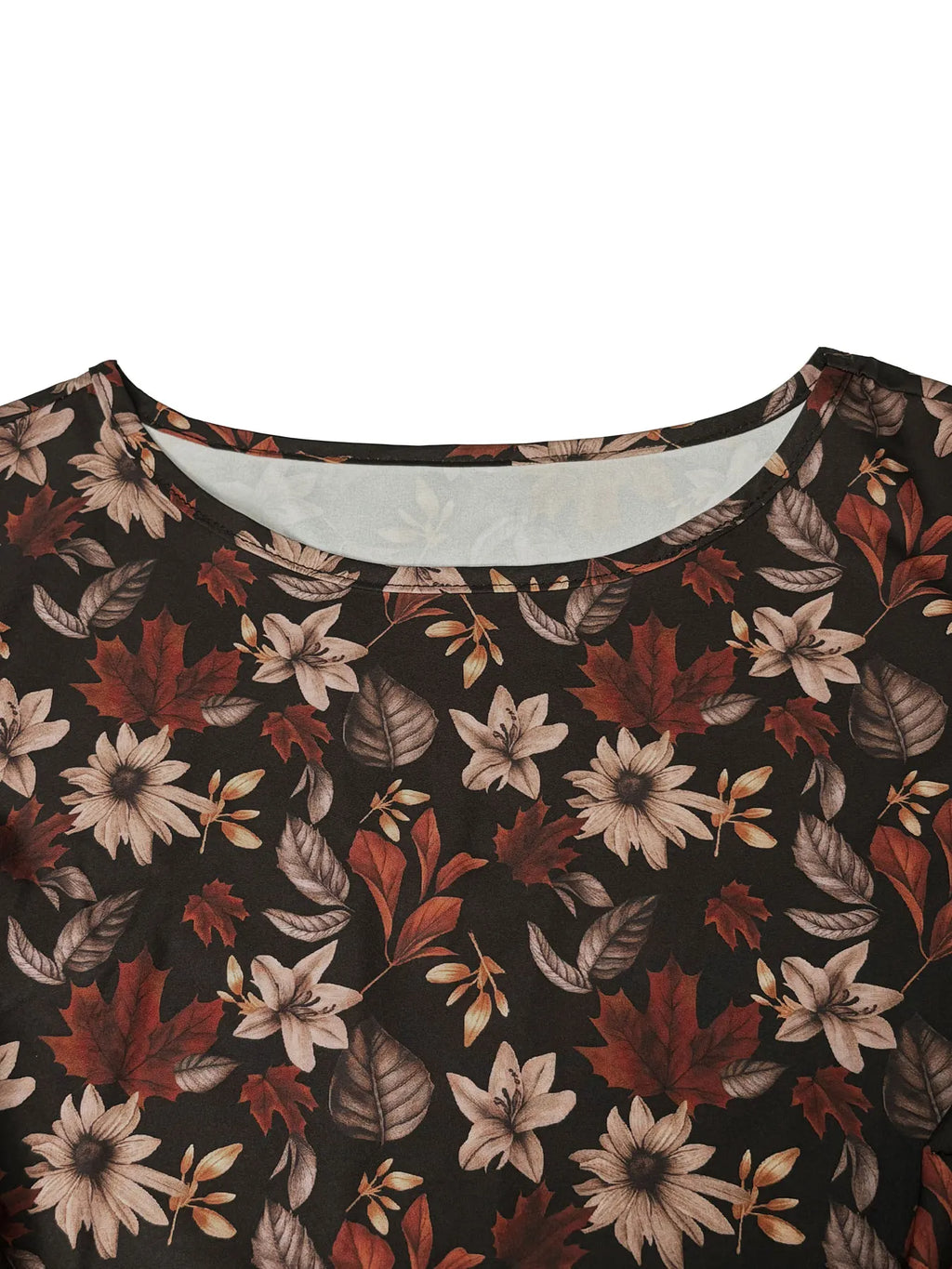 Women's Floral Print Tie Neck Flounce Sleeve Dress, Elegant Fashion Casual Dress for Daily Outdoor Wear, Women Dress for Spring