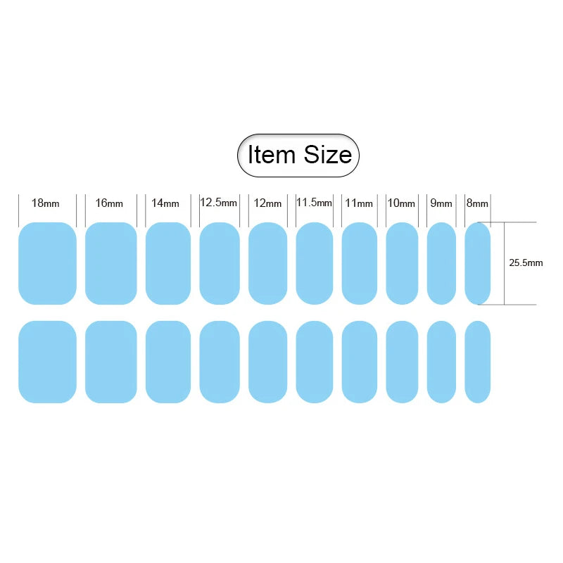 20/22tipsChristmas Semi Cured Nail Sticker UV Led Lamp Semi Cured Gel Design Nail Decals Waterproof Nail Stickers Nail Manicure