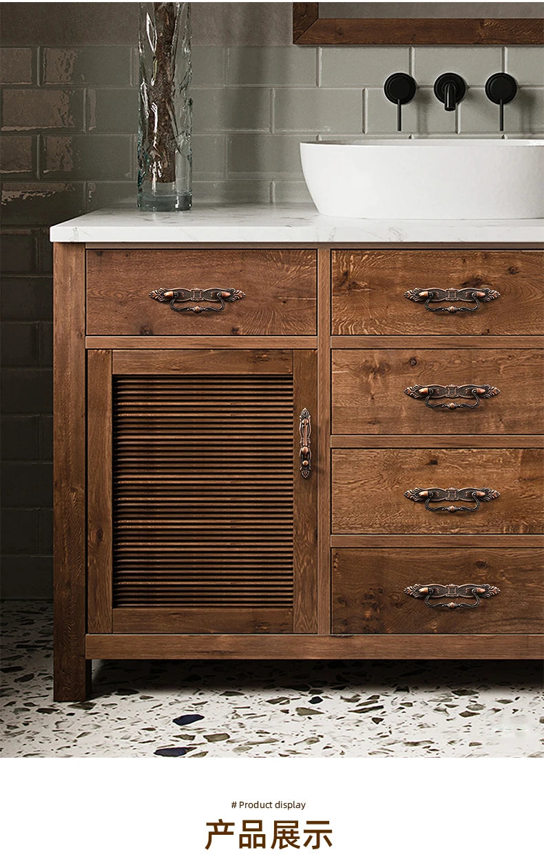 Red/Green Bronze AntiqueEuropean classical  old-fashioned furniture kitchen cabinet handle shoe cabinet drawer zinc alloy handle