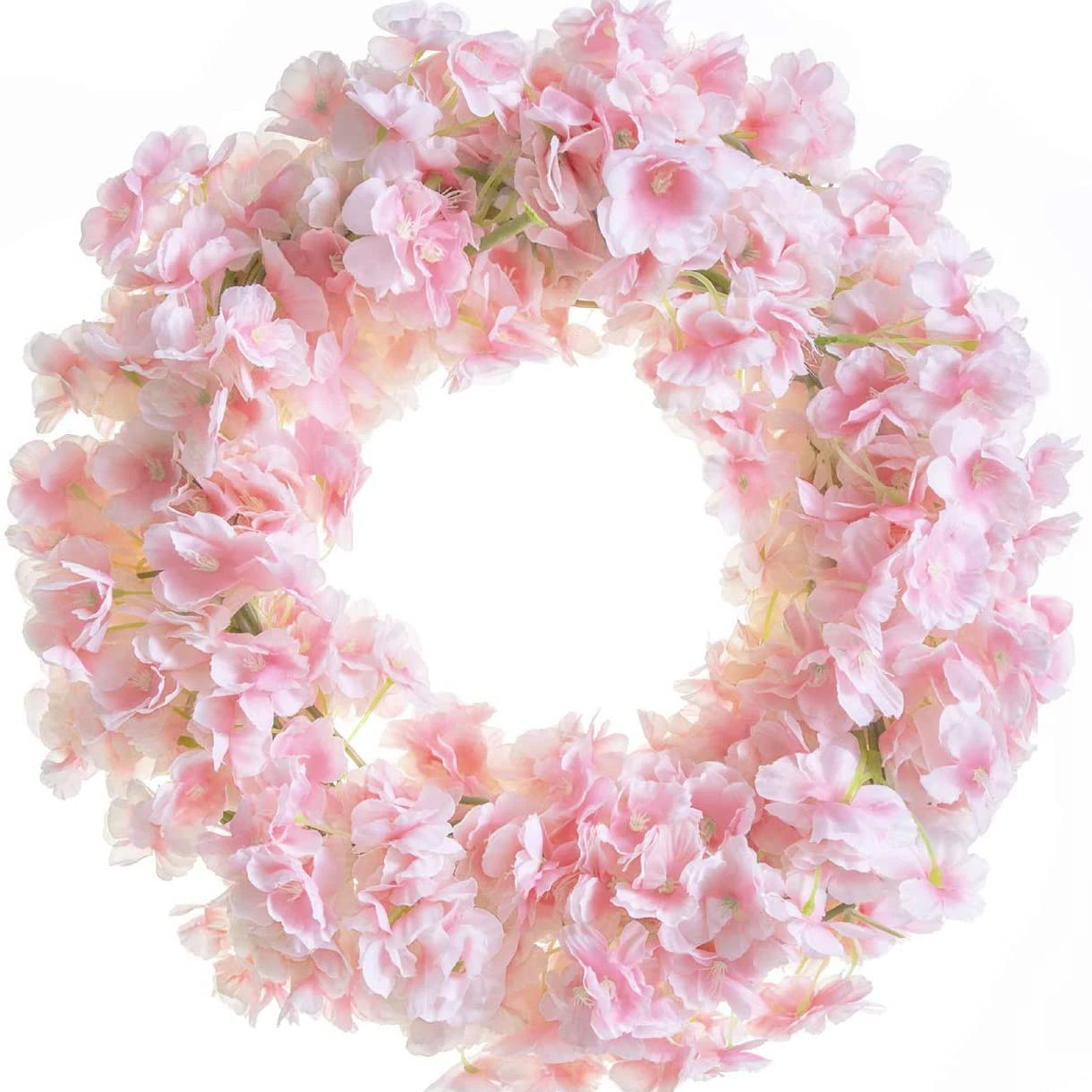 180CM Artificial Sakura Flowers Vine Wedding Garden Rose Arch Home Party Decoration Festival Bridal Fake Silk Scrapbook Plants