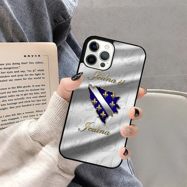 Bosnia and Herzegovina Flag Mobile Case For iPhone 17 Air 16 15 12 Pro Max 13 11 14 Pro Max Max SE2020 Plus Phone Cover