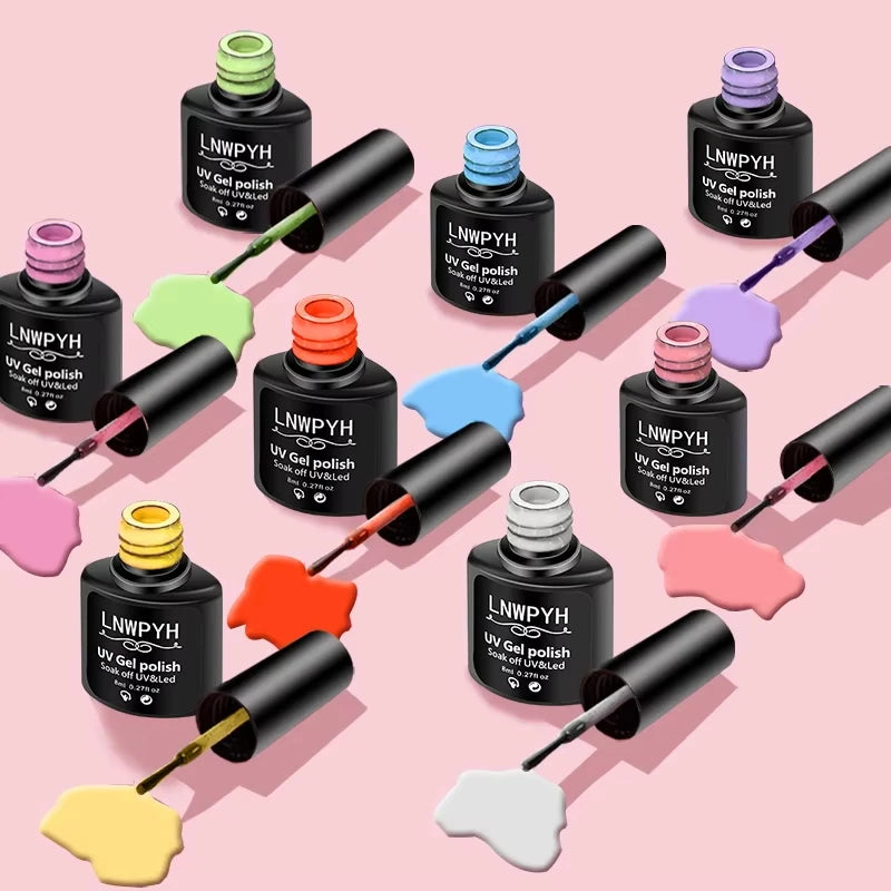 Gel Nail Polish Kit With UV Nail Lamp Electric Nail Drill Machine Soak OFF Gel Nail Kit Base&Top Coat Gel Polish Nail Tools Set