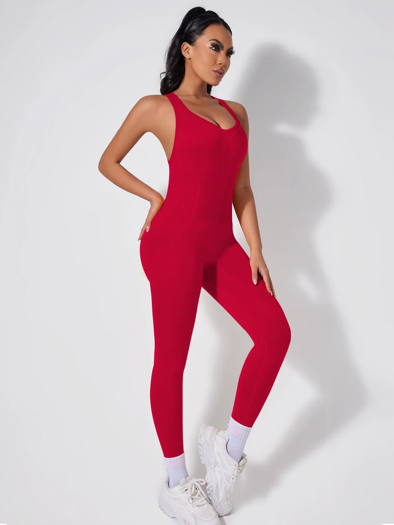 Back-crossing OpenBlack-back Jumpsuit Sportswear Bodysuits Women Yoga Sets Fitness One Piece Workout Playsuit Female